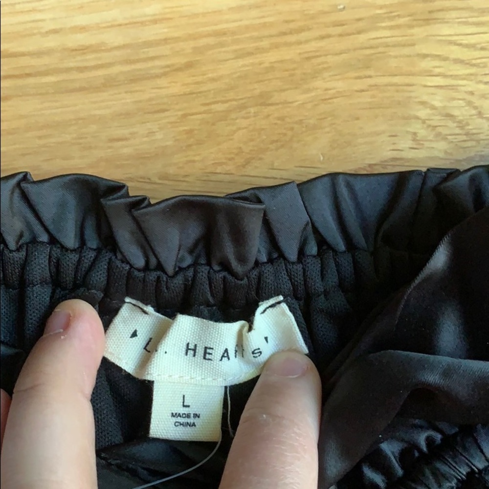 Pacsun black silk bustier top - Picture 4 of 4
